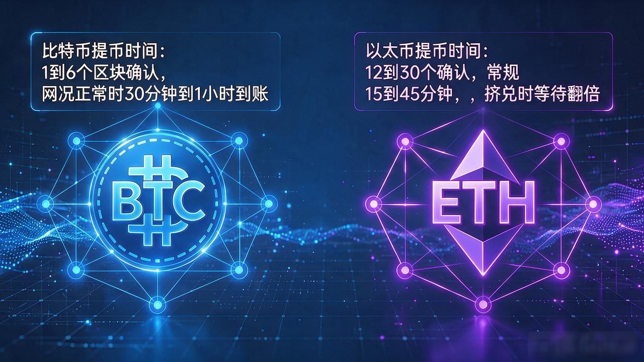 数字货币提币到账时间多久_不同币种确认速度差异_正常数字货币提币时间