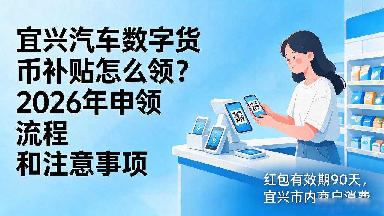宜兴汽车数字货币补贴_宜兴汽车消费补贴 数字人民币红包申请流程 宜兴购车补贴政策