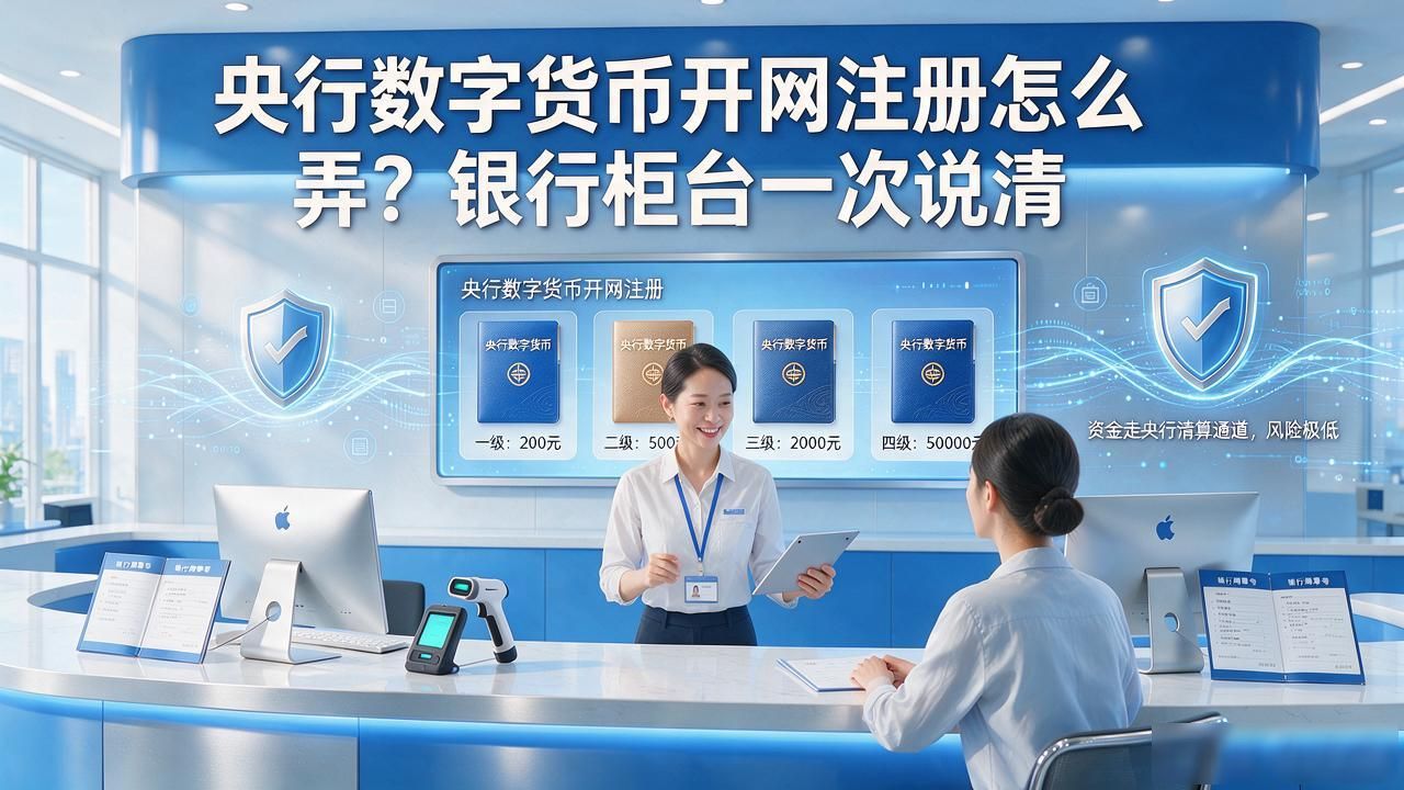 央行数字货币开户流程_数字钱包等级额度_央行数字货币开网注册