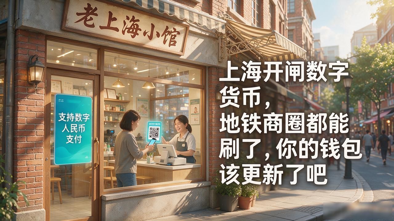 数字货币上海开闸_数字人民币上海试点 商户接入成本 零售场景离线支付