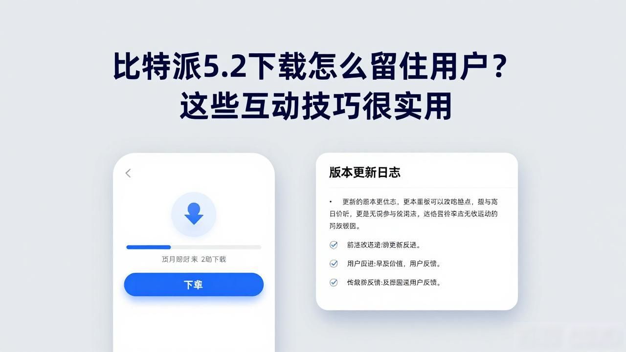 比特派5.2下载怎么留住用户？这些互动技巧很实用