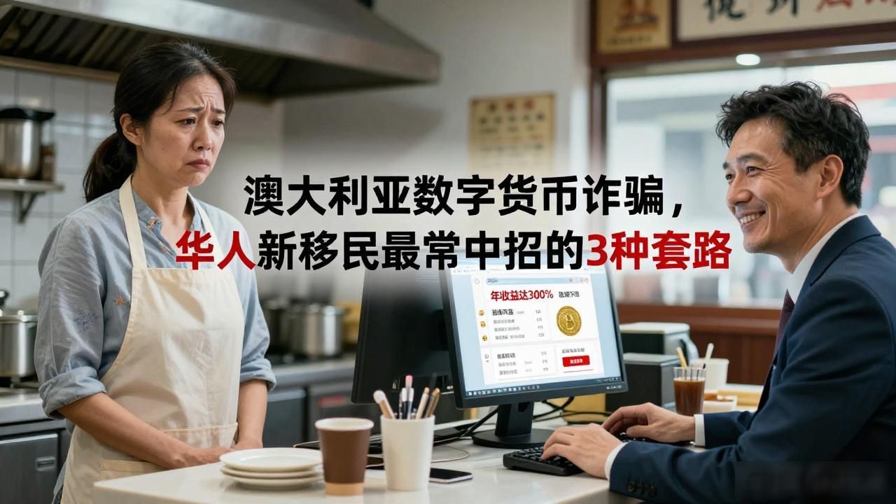 澳大利亚数字货币诈骗，华人新移民最常中招的3种套路