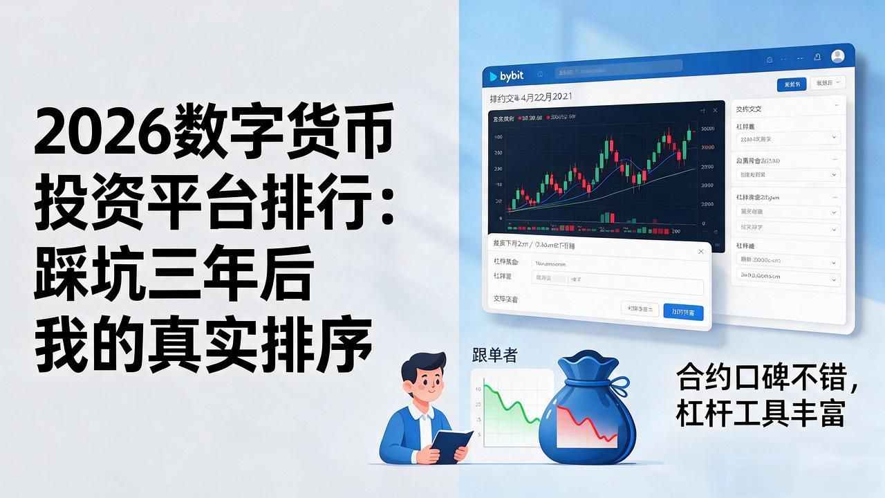 2026数字货币投资平台排行：踩坑三年后我的真实排序