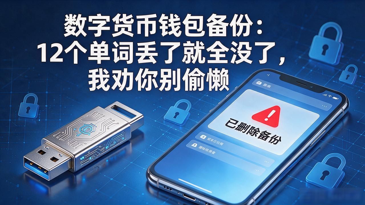数字货币钱包备份：12个单词丢了就全没了，我劝你别偷懒