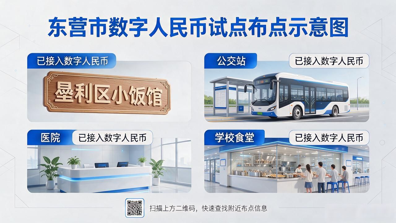 东营数字货币图怎么查？本地试点布点信息一次说清