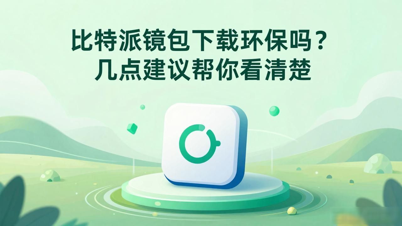 比特派钱包下载环保吗？几点建议帮你看清楚