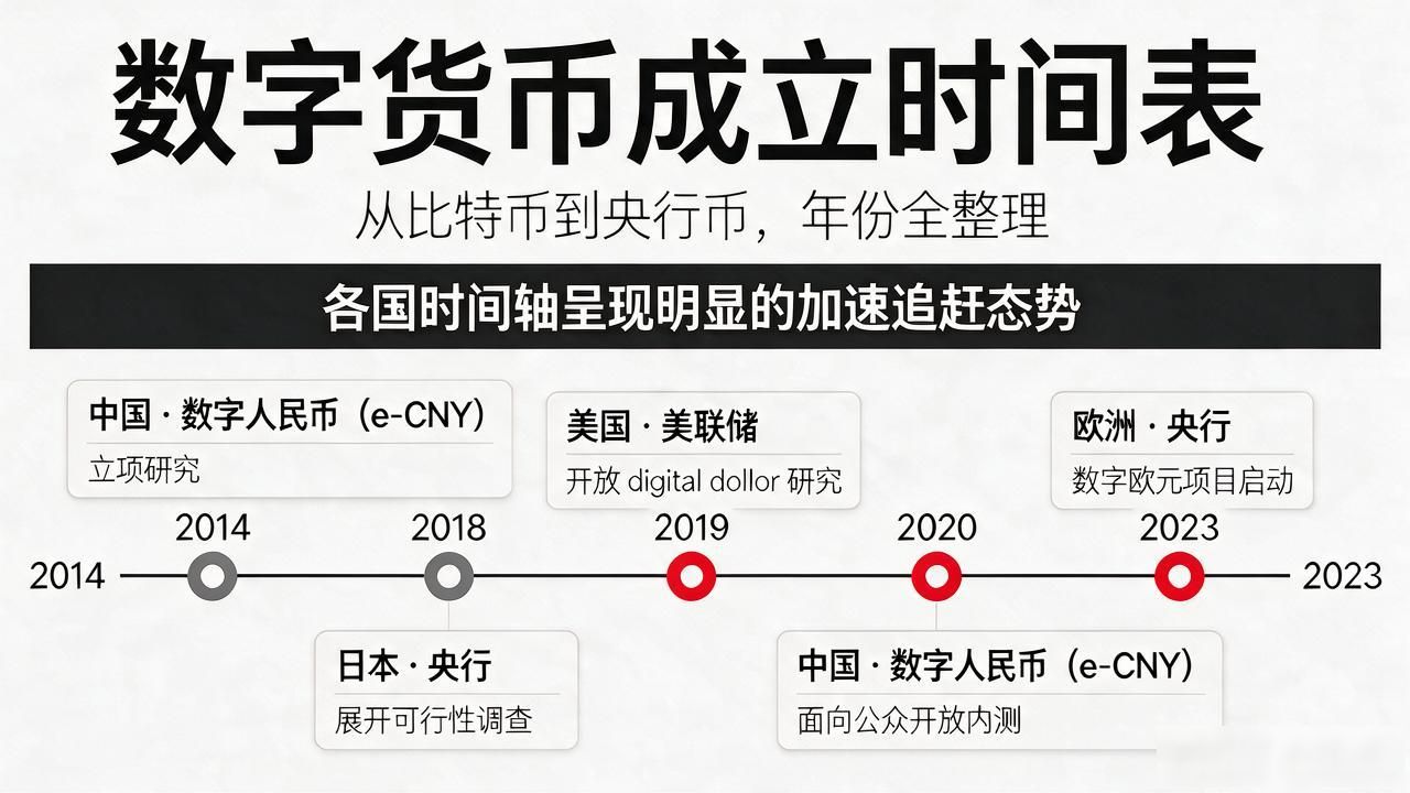数字货币成立时间表_央行数字货币发展脉络_数字货币成立时间表