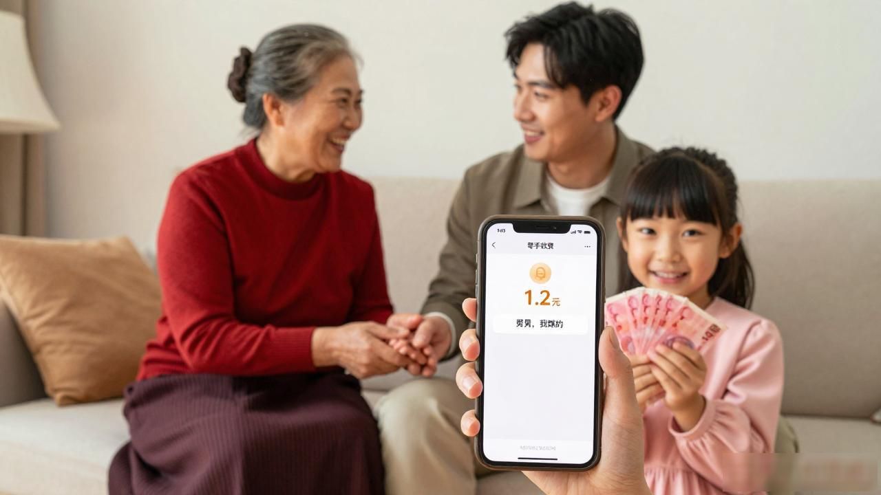 今年春节我改用数字货币发红包，没想到全家老小三天就玩明白了