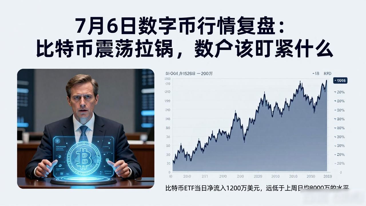 7月6日数字货币行情复盘：比特币震荡拉锯，散户该盯紧什么