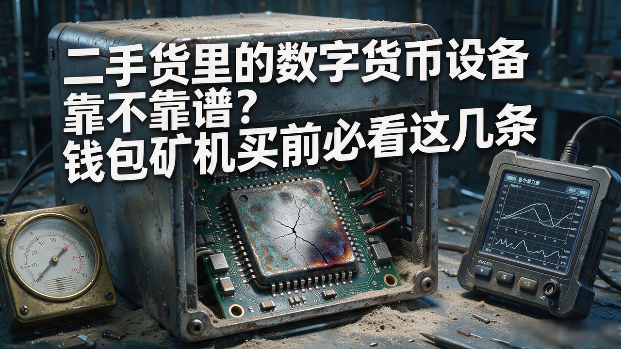 矿机芯片老化算力虚标检测技巧_二手货数字货币_二手硬件钱包防重置验货指南