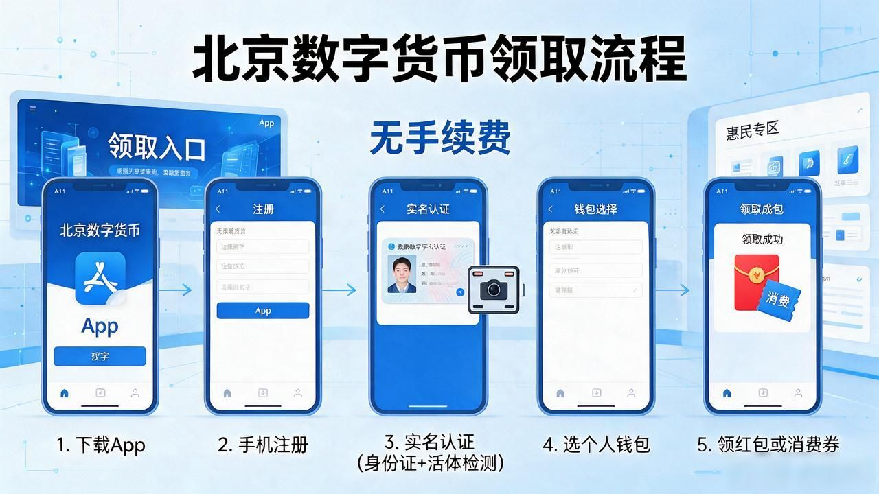 北京市数字货币领取入口在哪里？操作步骤、使用场景和注意事项一次讲清