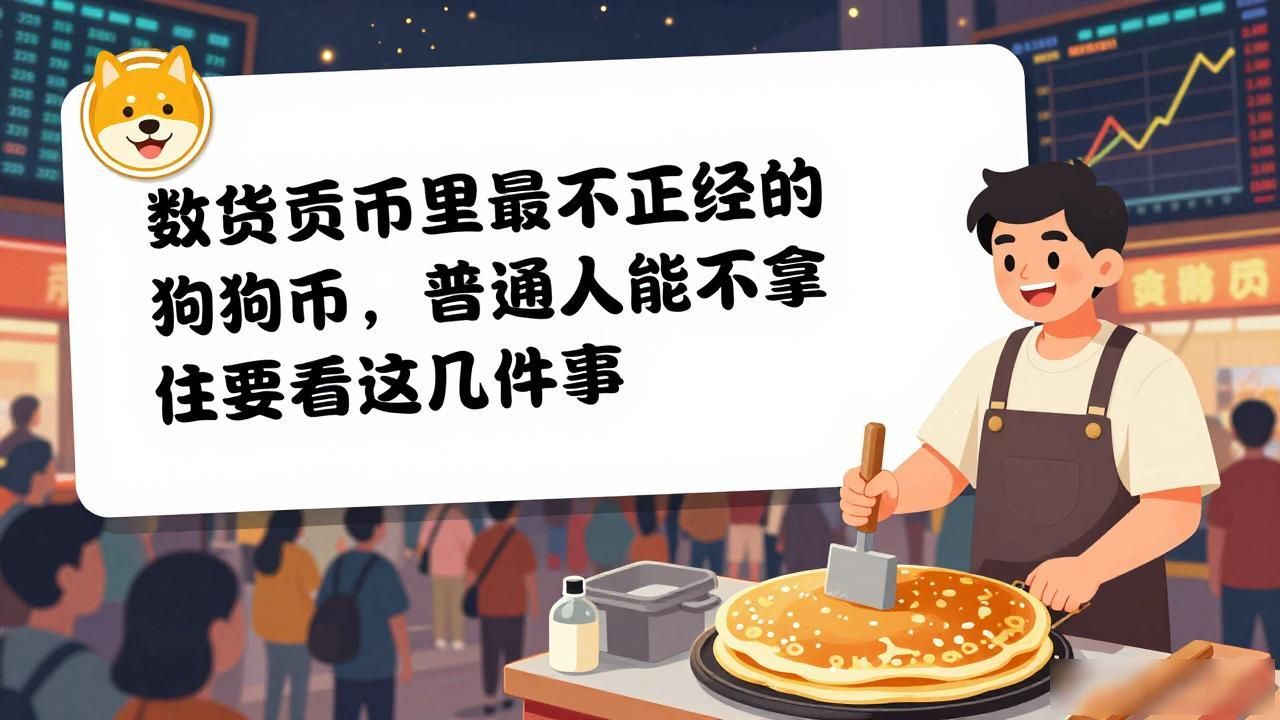 数字货币里最不正经的狗狗币，普通人能不能拿住要看这几件事
