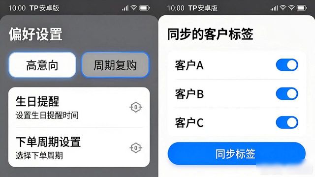 TP安卓版客户概要管理教程