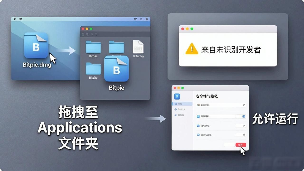Bitpie钱包macOS安装教程_Bitpie钱包macOS下载_如何在Mac设备上安全下载Bitpie钱包?