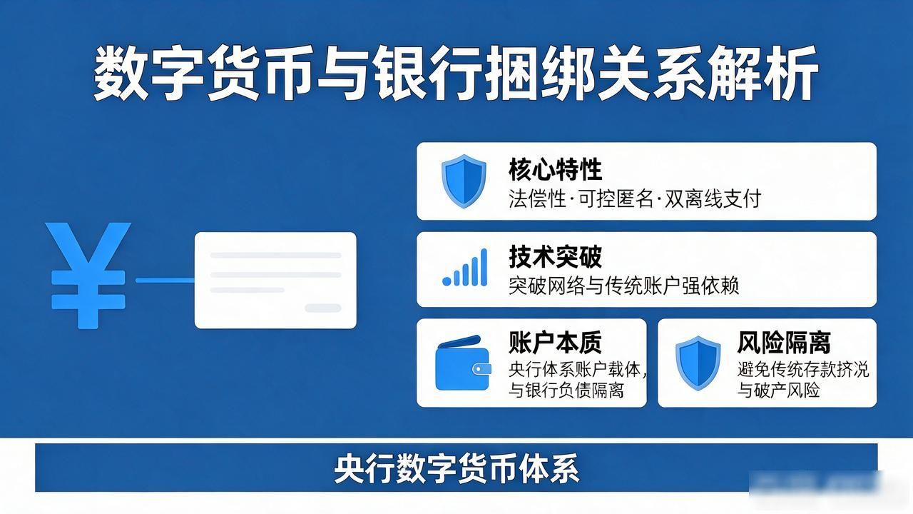数字人民币与银行电子存款的区别_数字货币和银行捆绑吗_央行数字人民币的信用背书来源