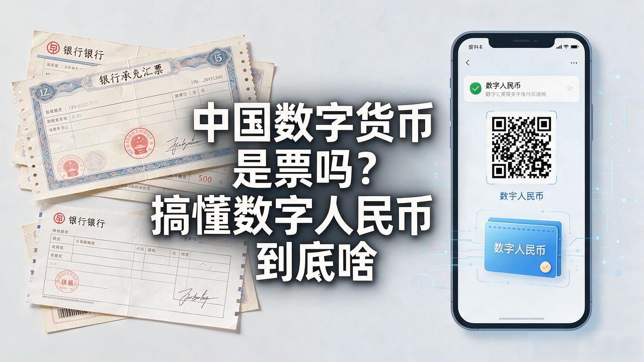 数字人民币是什么_中国数字货币是票吗?_数字人民币与银行存款区别
