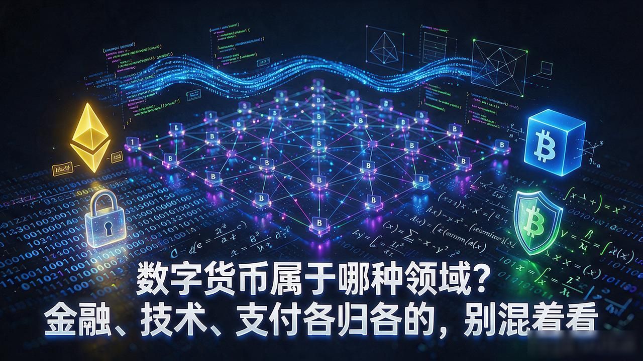 数字货币属于哪种领域？金融、技术、支付各归各的，别混着看