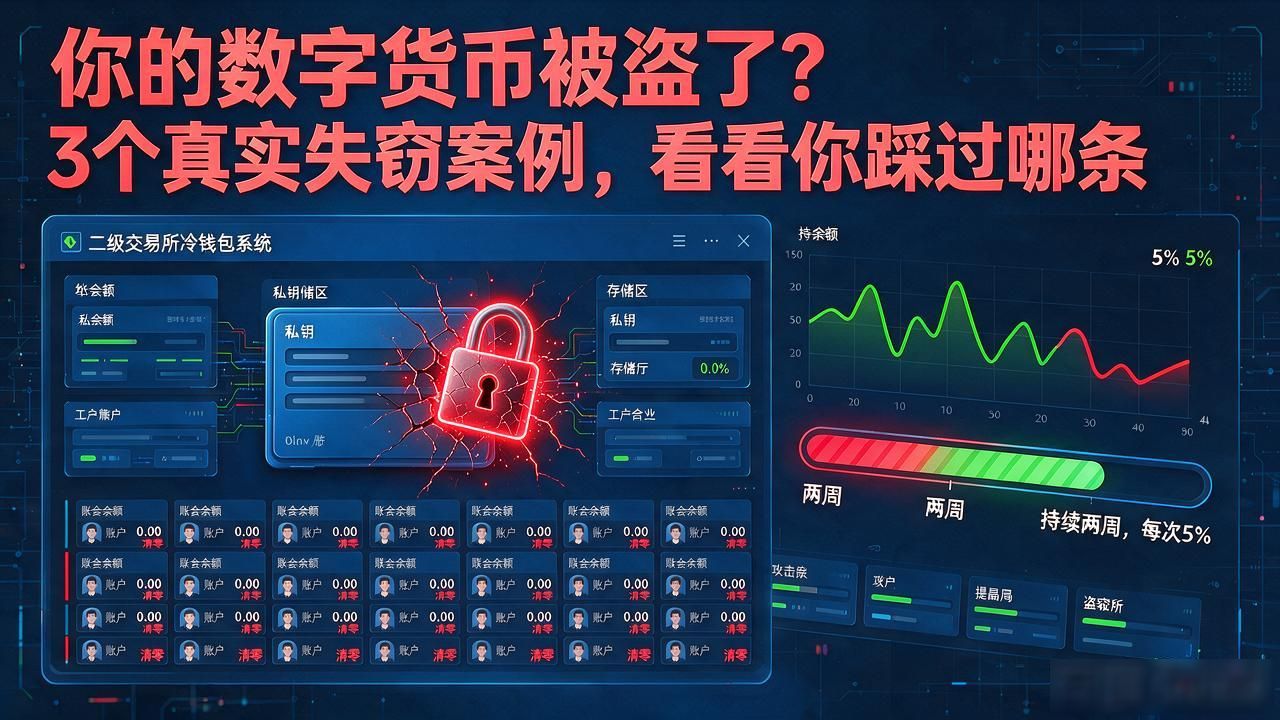 你的数字货币被盗了？3个真实失窃案例，看看你踩过哪条