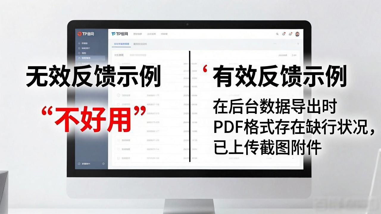 TP官网新版反馈功能使用技巧