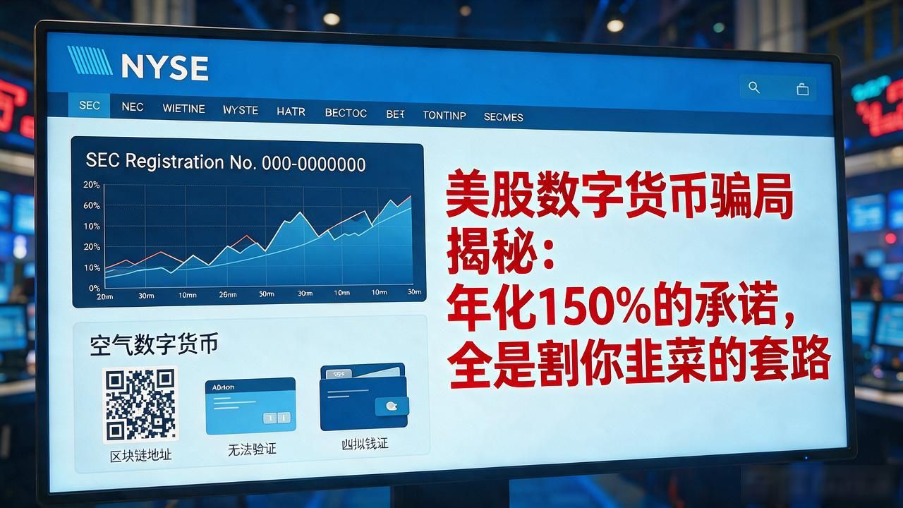 美股数字货币骗局揭秘：年化150%的承诺，全是割你韭菜的套路