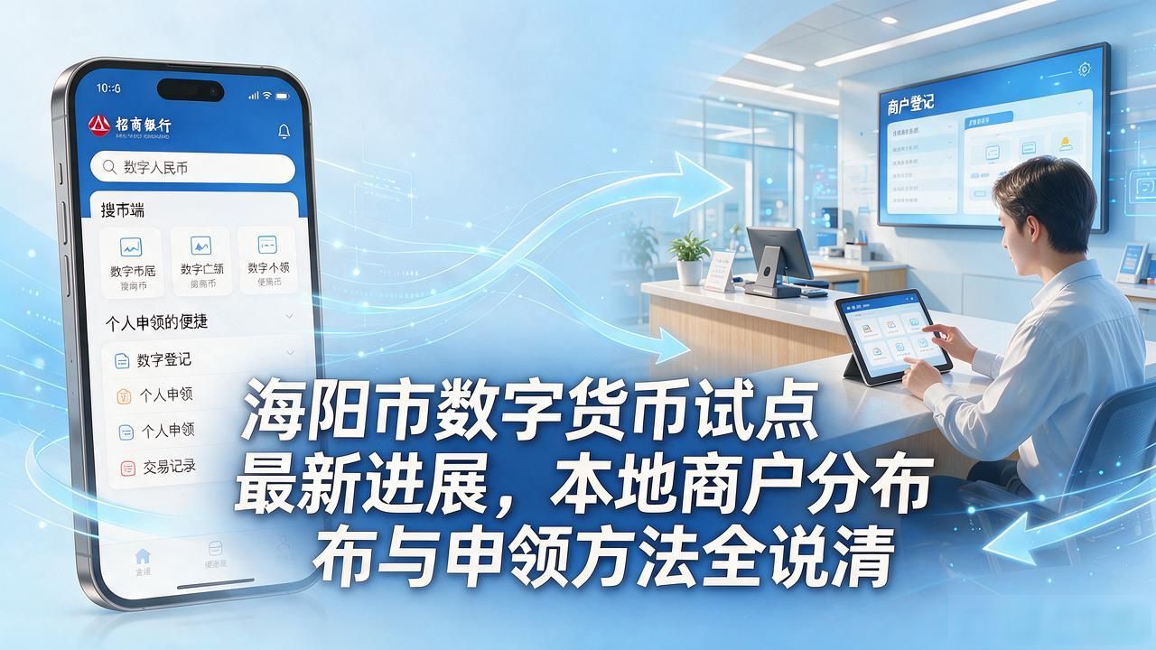 海阳市数字货币试点最新进展，本地商户分布与申领方法全说清