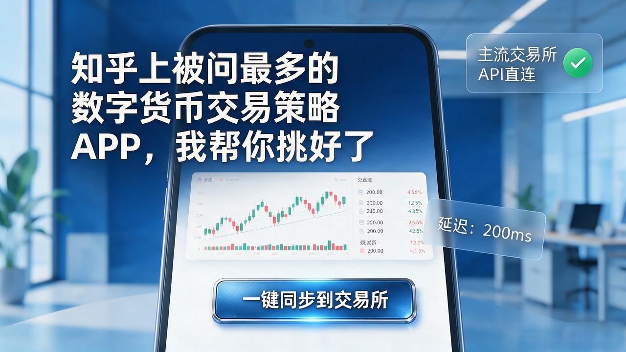 知乎上被问最多的数字货币交易策略APP，我帮你挑好了