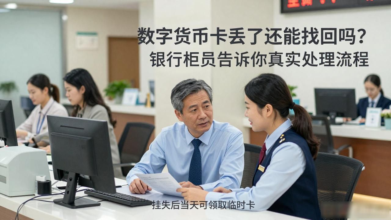 数字货币卡丢了还能找回吗？银行柜员告诉你真实处理流程