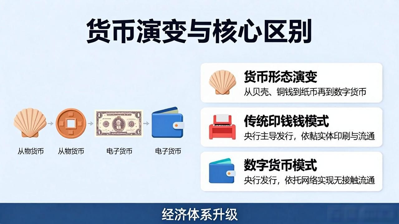 印钱和数字货币到底有啥区别？搞懂这3点不再被忽悠