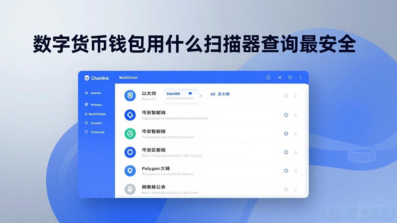 数字货币钱包用什么扫描器查询最安全