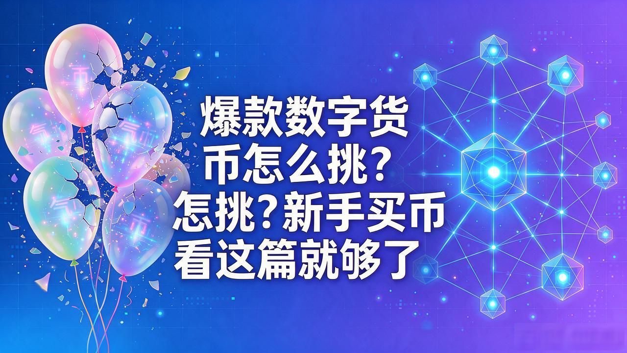 爆款数字货币怎么挑？新手买币看这篇就够了