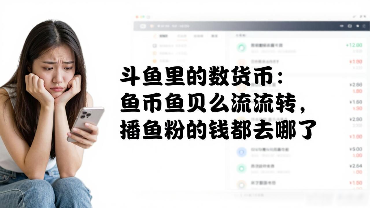 斗鱼里的数字货币：鱼币鱼贝怎么流转，主播和鱼粉的钱都去哪了