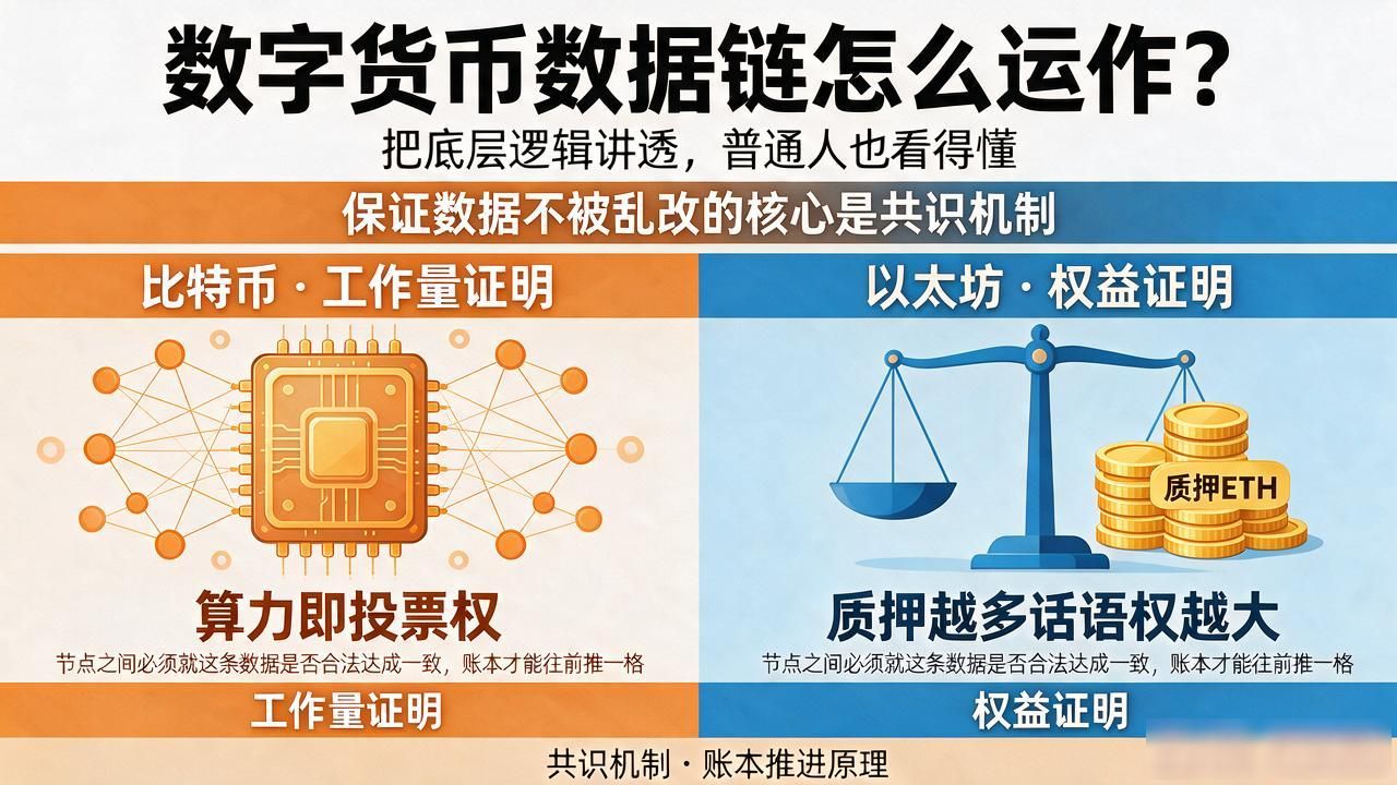 区块链数据链原理与共识机制_比特币以太坊交易上链流程_数字货币数据链
