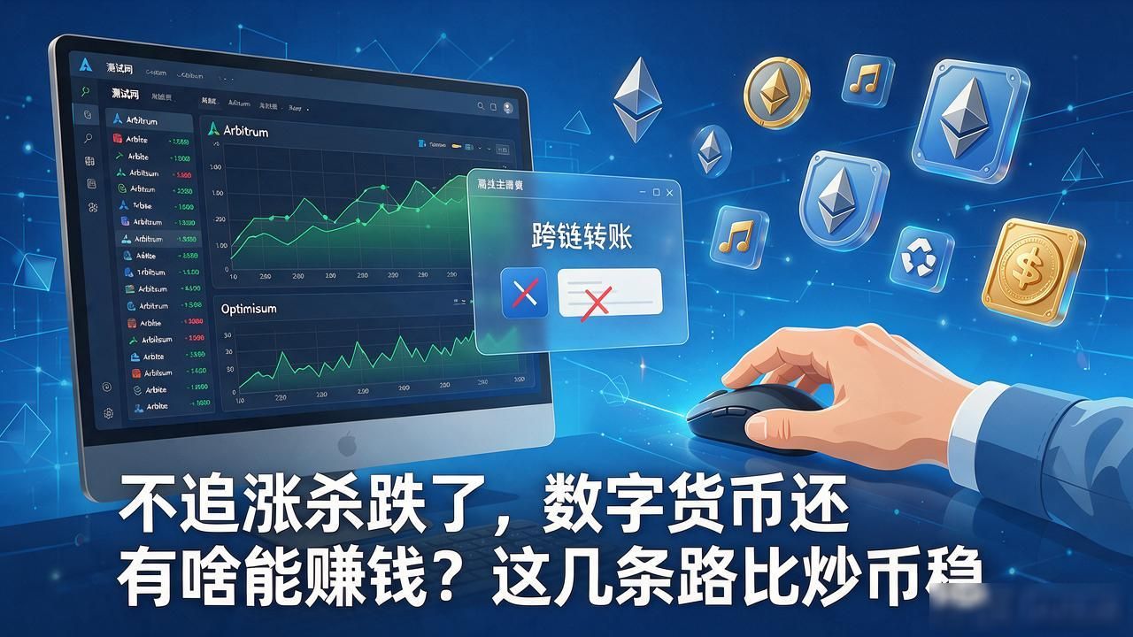 不追涨杀跌了，数字货币还有啥能赚钱？这几条路比炒币稳