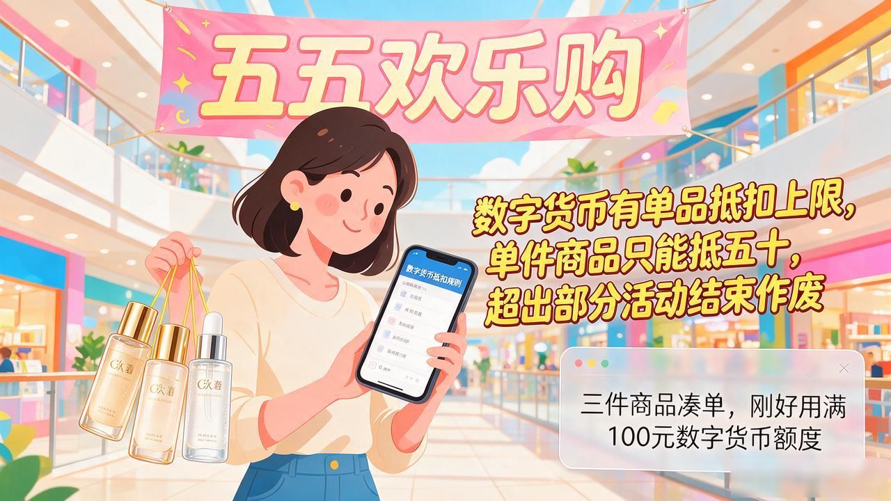 五五欢乐购数字货币叠加顺序_五五欢乐购数字货币抵扣上限_数字货币五五欢乐购