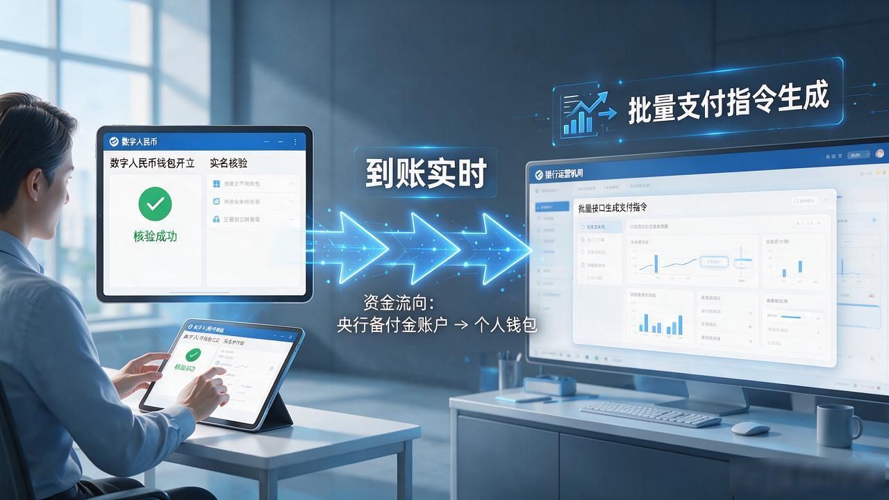 企业数字人民币账户体系衔接_代发工资到数字货币_数字人民币工资代发