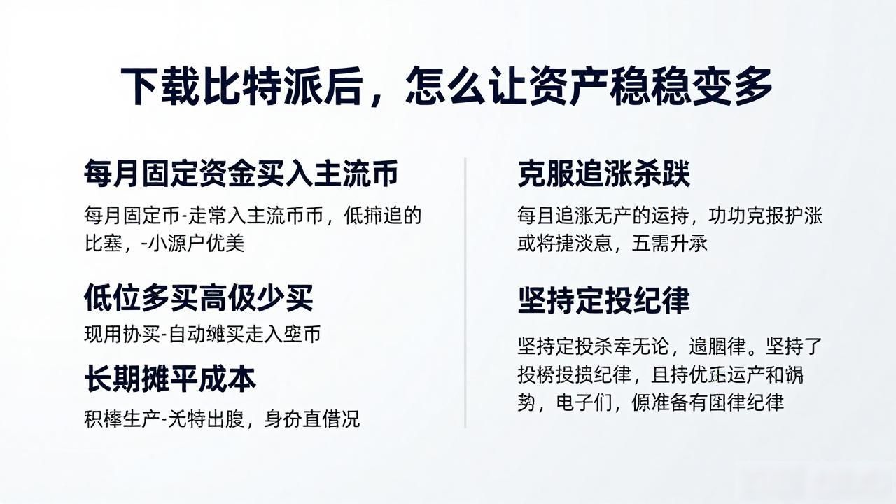 比特派链上理财方法_比特派安卓版囤币策略_下载bitpie比特派安卓版后,如何稳步实现资产增值?