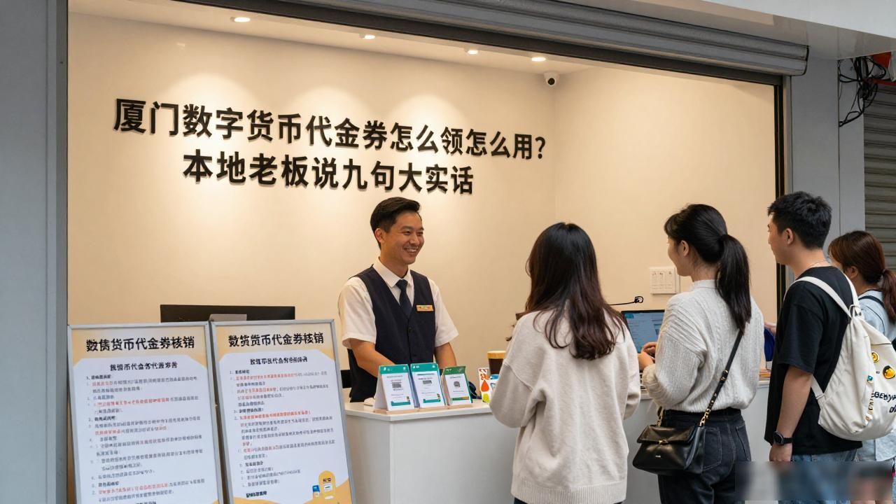厦门数字货币代金券怎么领怎么用？本地老板说几句大实话